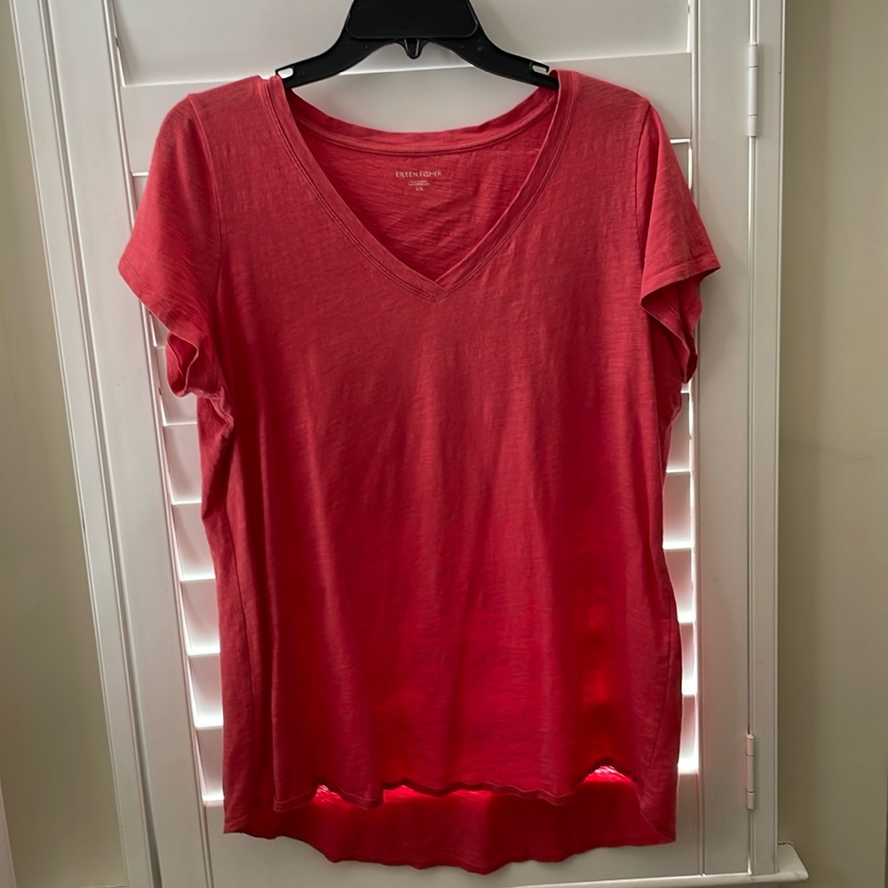 Short sleeve V neck Eileen Fisher